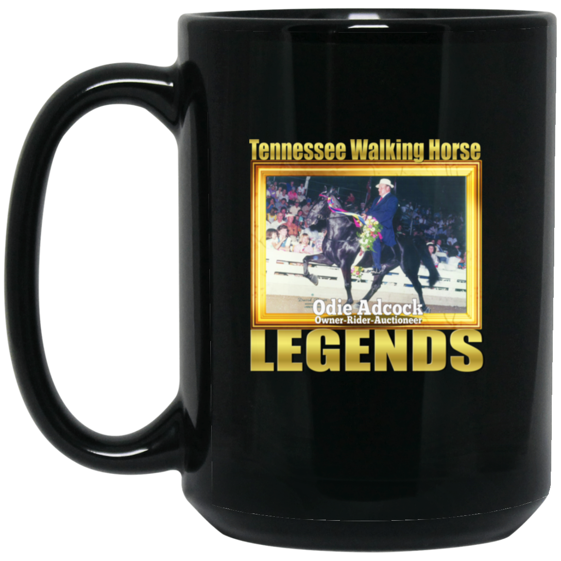 ODIE ADCOCK (Legends Series) BM15OZ 15oz Black Mug