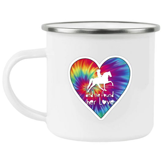 SHE FOUND HER LOVE TWH PLEASURE HEART 21271 Enamel Camping Mug