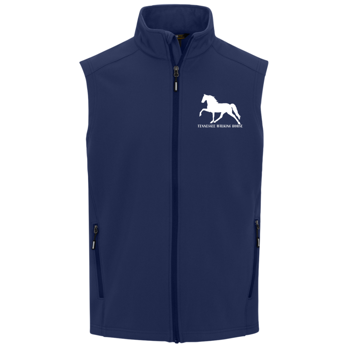 Tennessee Walker 4HORSE CE701 Core 365 Mens Cruise Two-Layer Fleece Bonded Soft Shell Vest