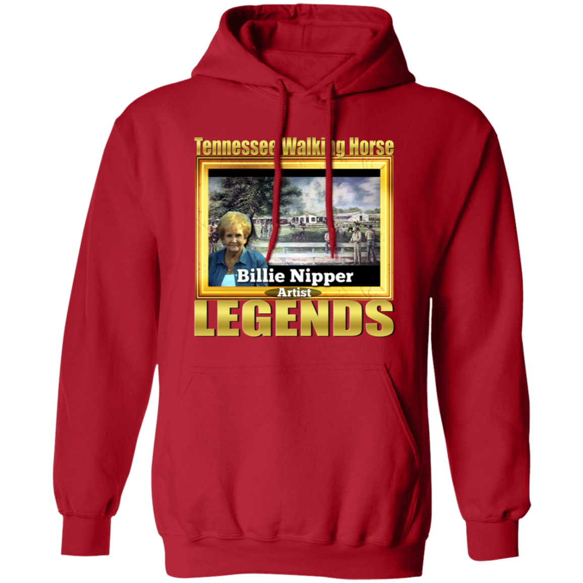 BILLIE NIPPER (Legends Series) G185 Gildan Pullover Hoodie