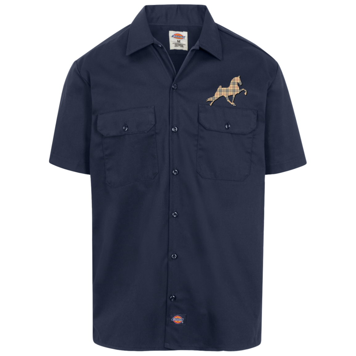 TENNESSEE WALKING PERFORMANCE HORSE  (BURBURY) 1574 Dickies Men's Short Sleeve Workshirt