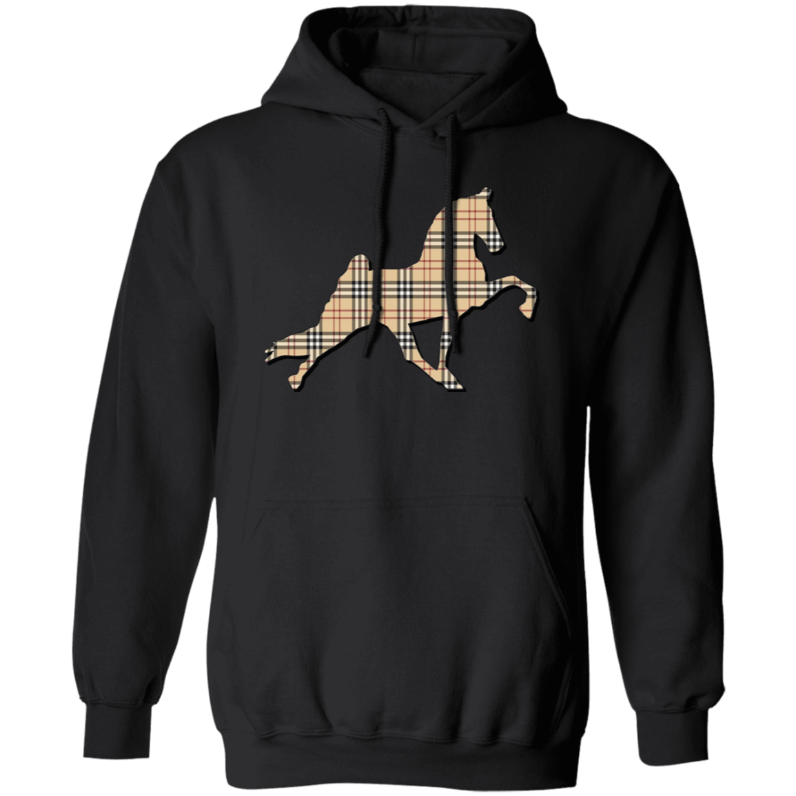 TENNESSEE WALKING PERFORMANCE HORSE  (BURBURY) G185 Gildan Pullover Hoodie