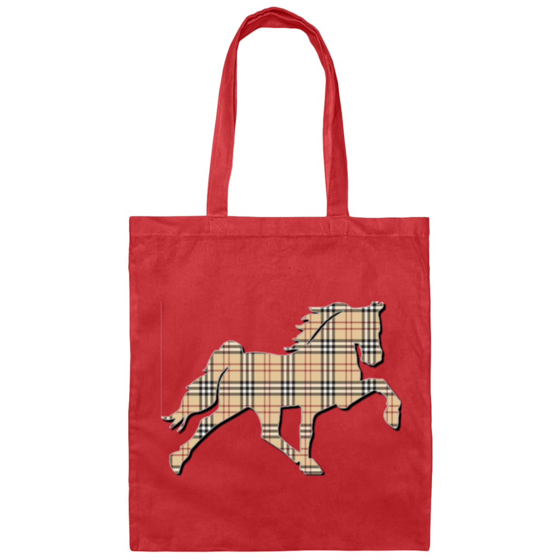 TENNESSEE WALKING HORSE DESIGN 3 JMD (BURBURY) BE007 Canvas Tote Bag