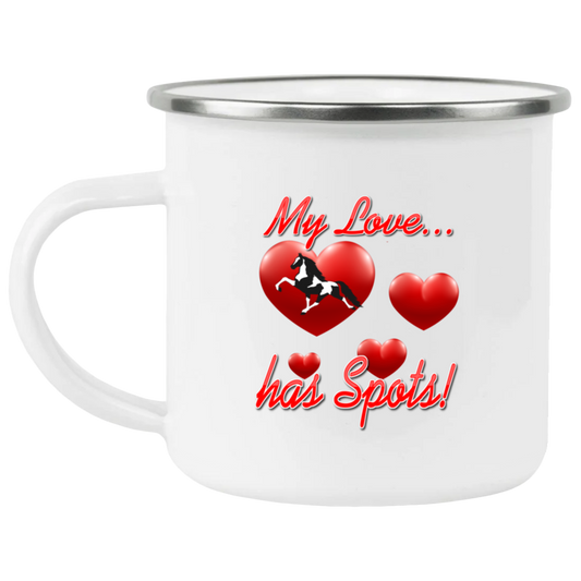 My Love Has Spots 21271 Enamel Camping Mug