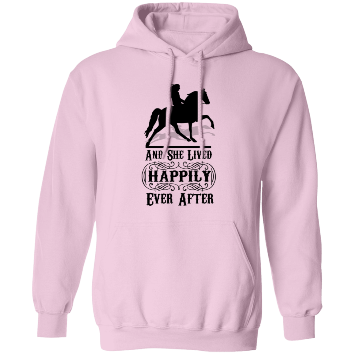 HAPPILY EVER AFTER (TWH Pleasure) Blk G185 Gildan Pullover Hoodie