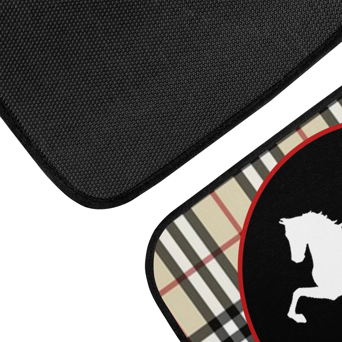 SADDLEBRED BURBERRY BRIT  IN CIRCLE  Car Floor Mats