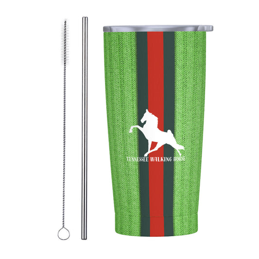 TWH GUCCI STRIPE 20oz Stainless Steel Straw Lid Cup