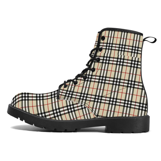 BURBERRY BRIT Synthetic Leather Boots