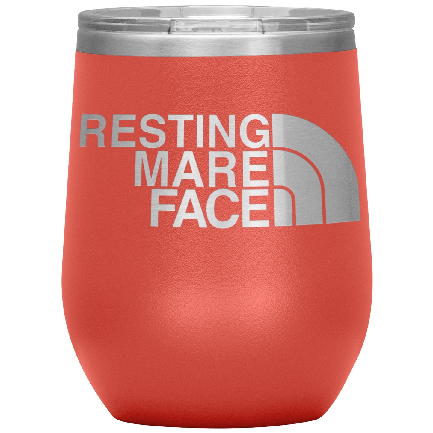 RESTING MARE FACE TUMBLERS (5 STYLES)