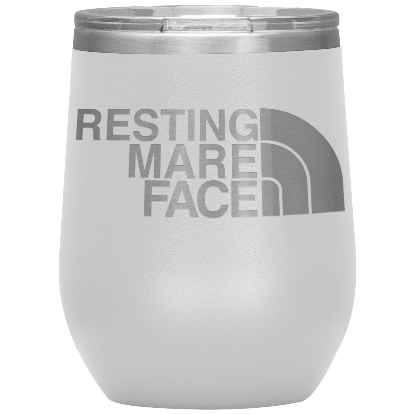 RESTING MARE FACE TUMBLERS (5 STYLES)