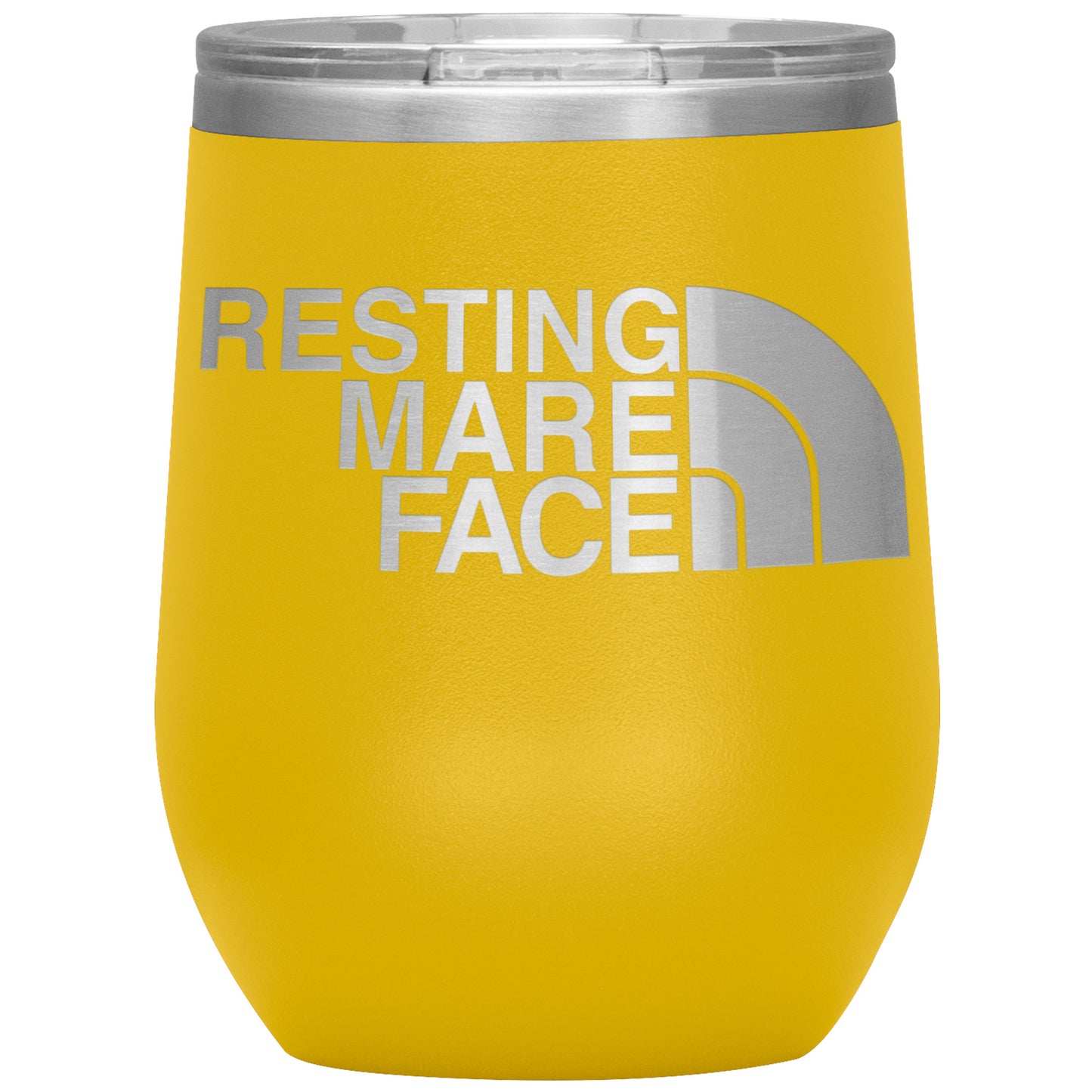 RESTING MARE FACE TUMBLERS (5 STYLES)