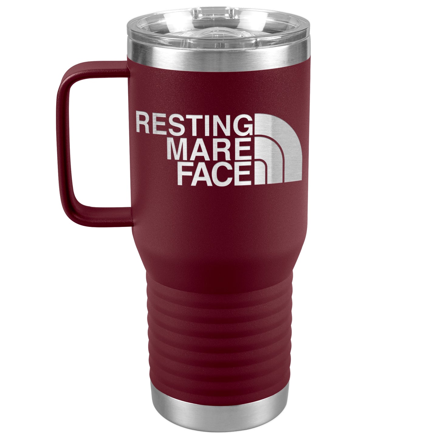 RESTING MARE FACE TUMBLERS (5 STYLES)