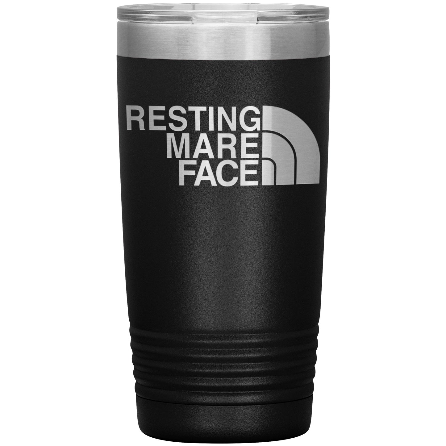 RESTING MARE FACE TUMBLERS (5 STYLES)