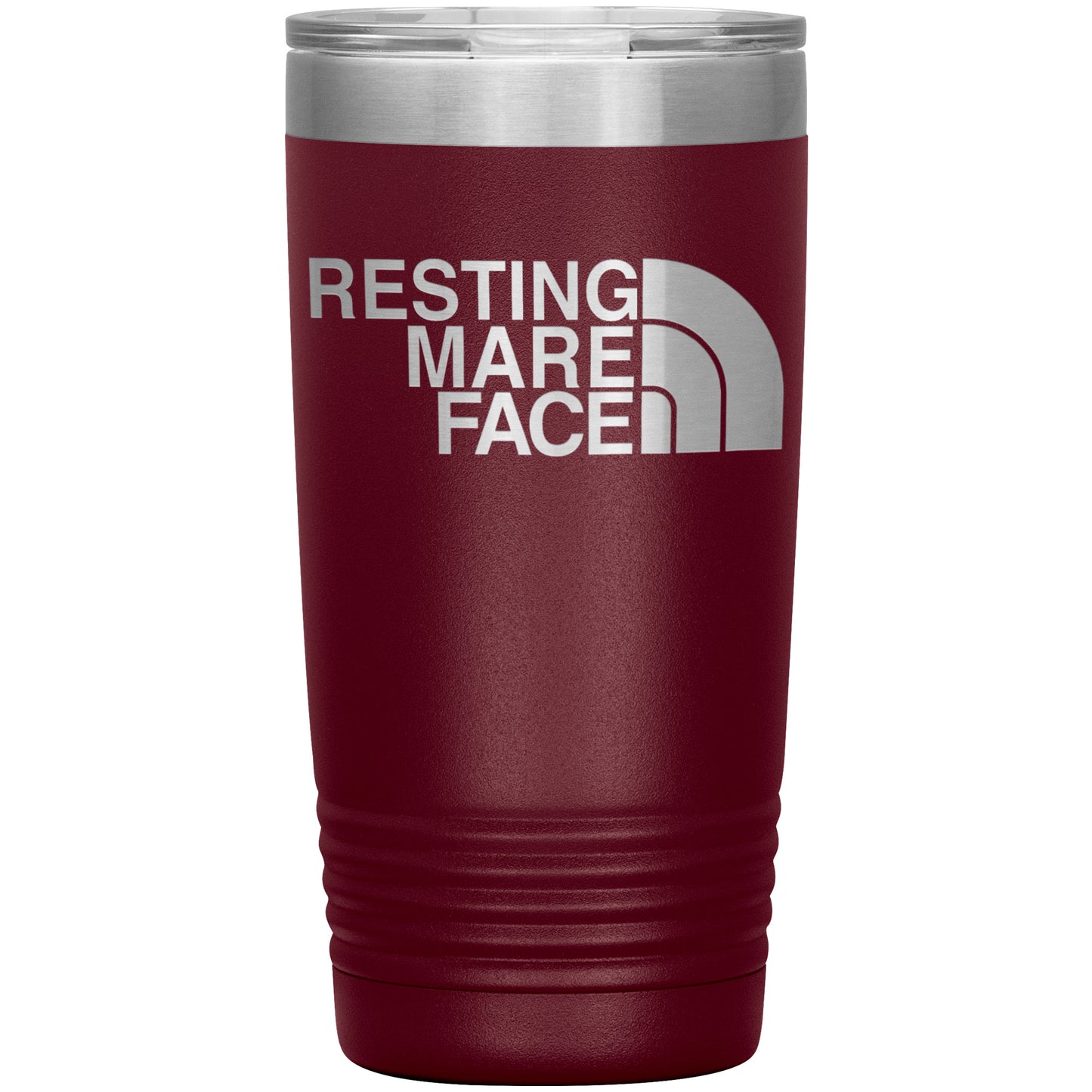 RESTING MARE FACE TUMBLERS (5 STYLES)