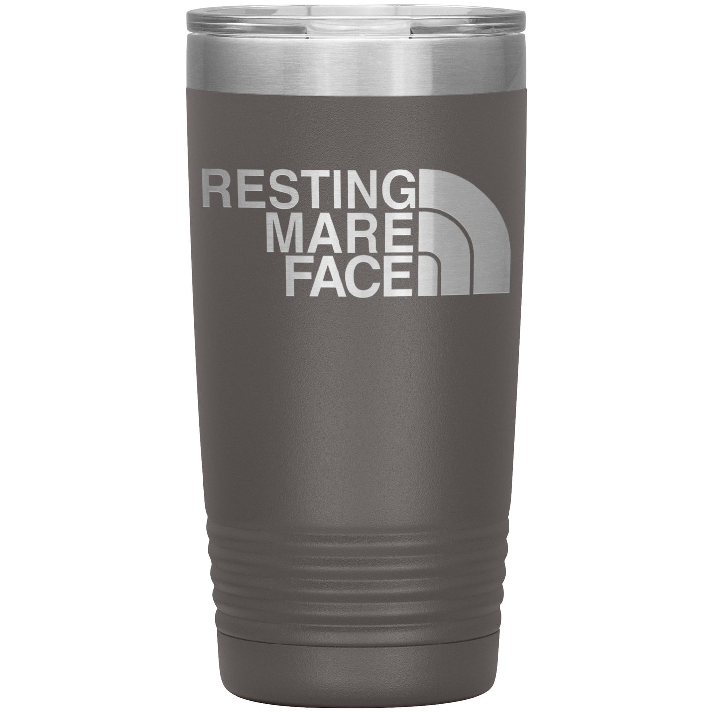 RESTING MARE FACE TUMBLERS (5 STYLES)