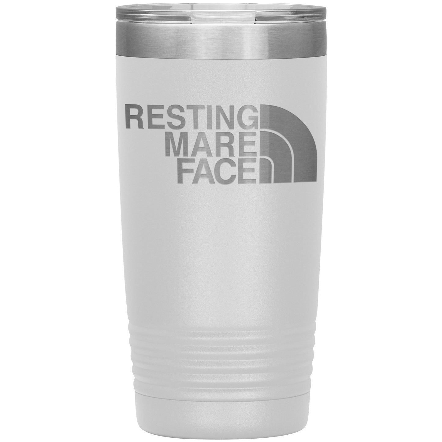 RESTING MARE FACE TUMBLERS (5 STYLES)