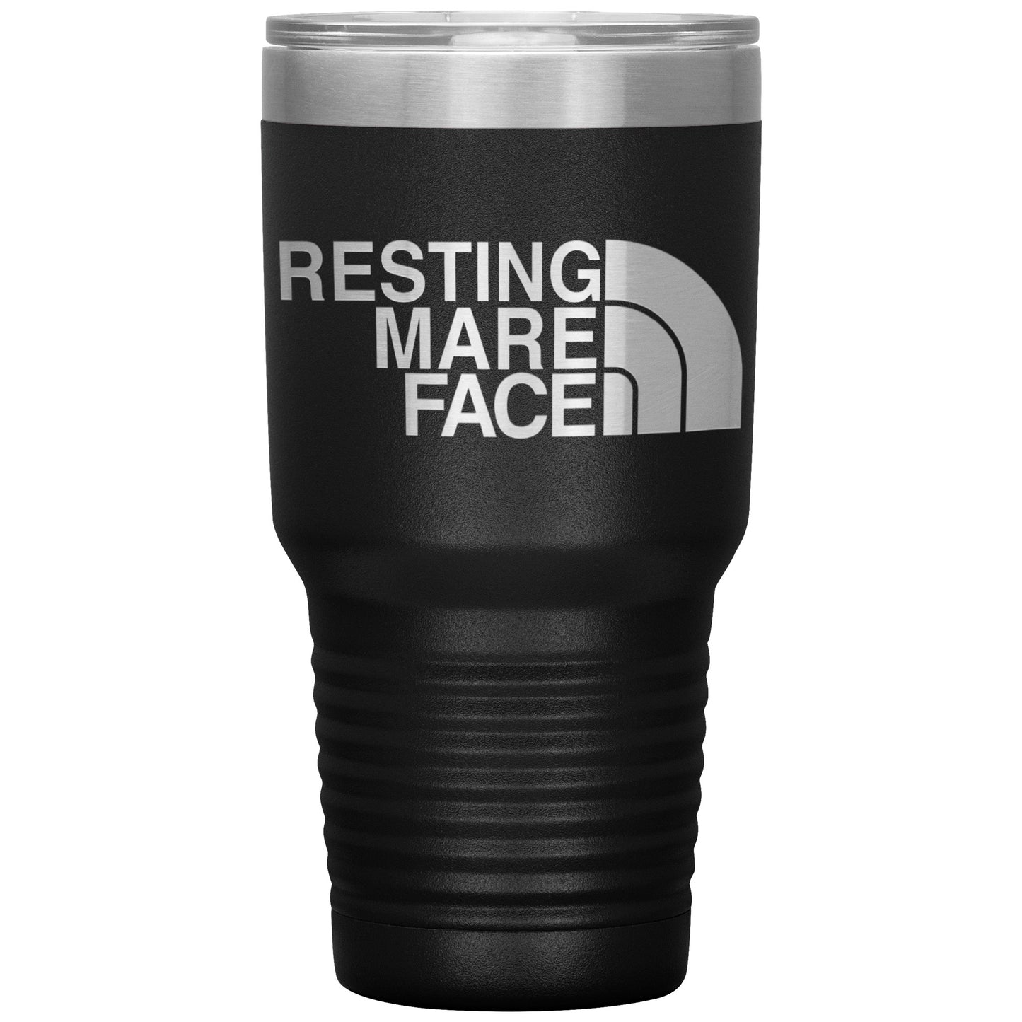 RESTING MARE FACE TUMBLERS (5 STYLES)