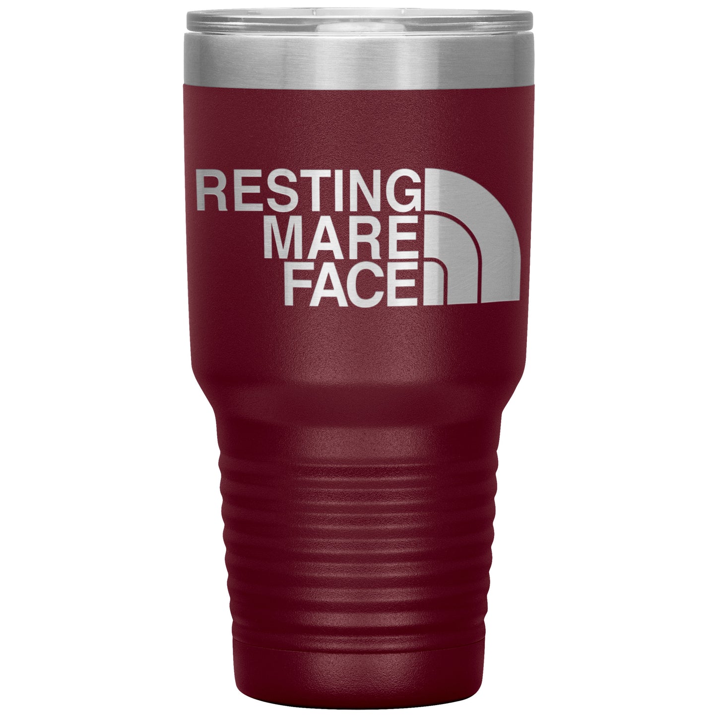 RESTING MARE FACE TUMBLERS (5 STYLES)