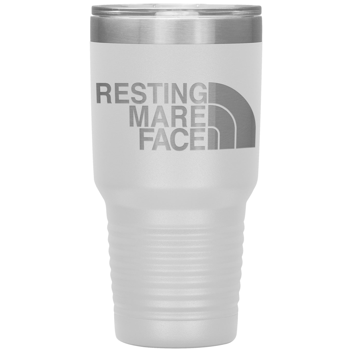 RESTING MARE FACE TUMBLERS (5 STYLES)