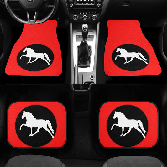 TWH PLEASURE RED IN CIRCLE  Car Floor Mats