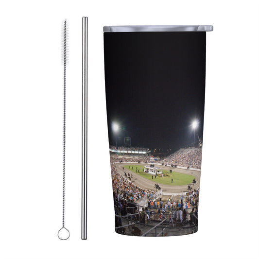 CELEBRATION BIG OVAL Stainless Steel Straw Lid Cup