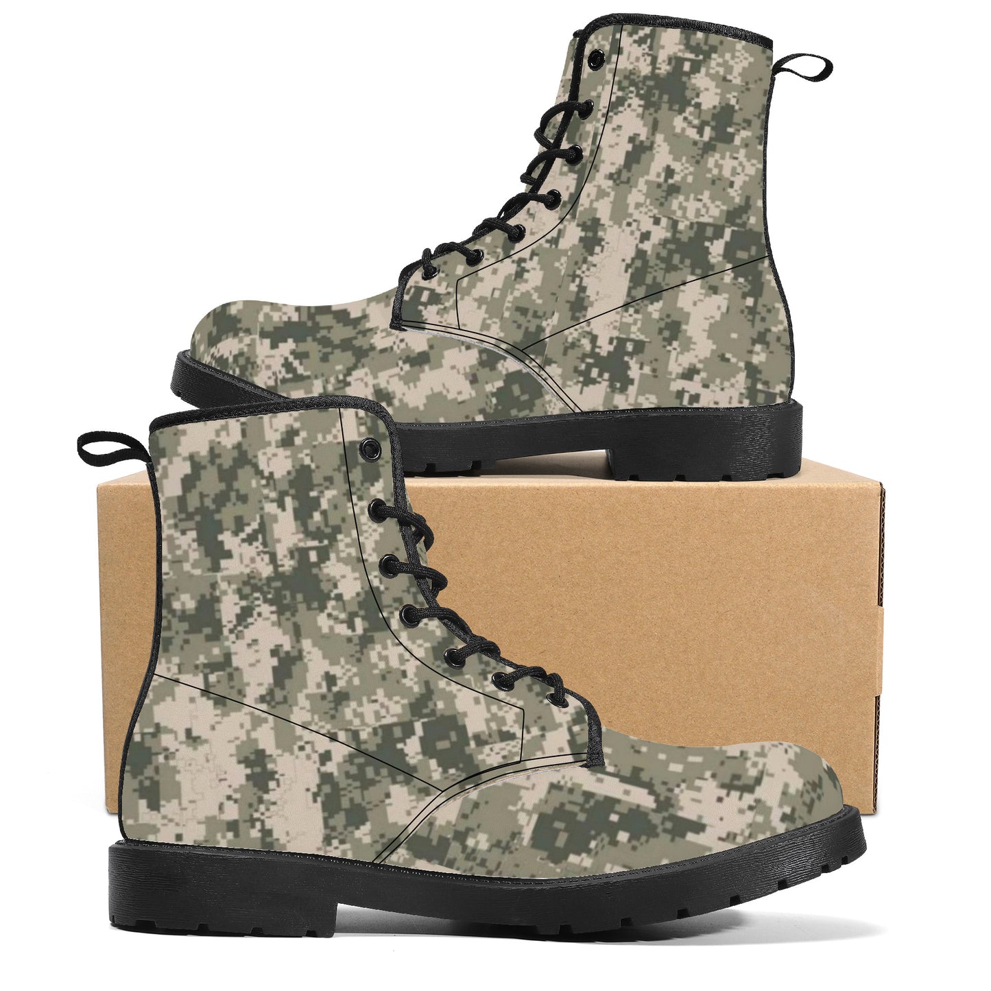 ARMY DIGITAL Synthetic Leather Boots