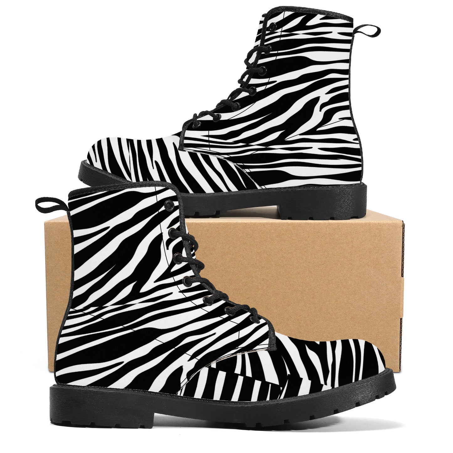 ZEBRA Synthetic Leather Boots