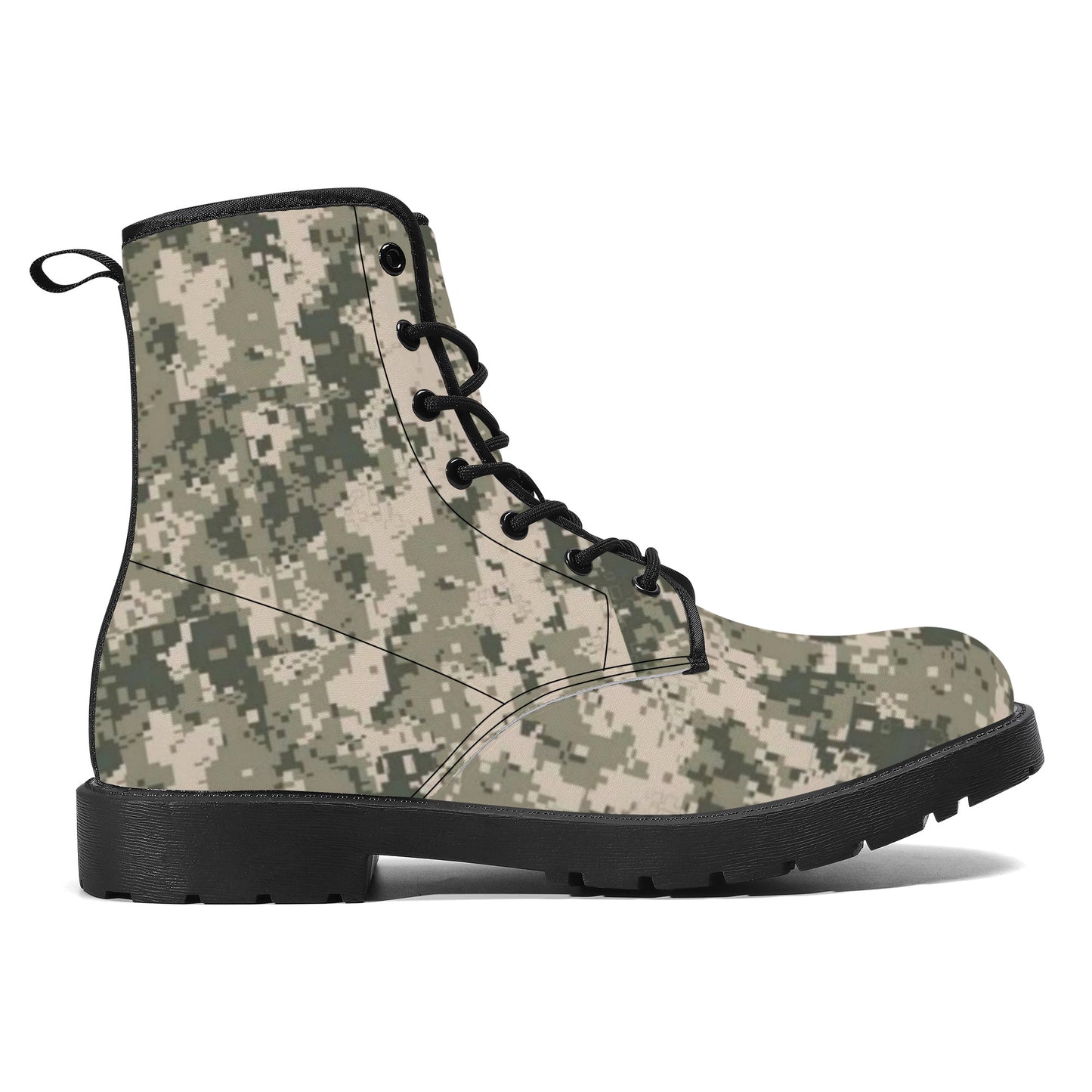 ARMY DIGITAL Synthetic Leather Boots