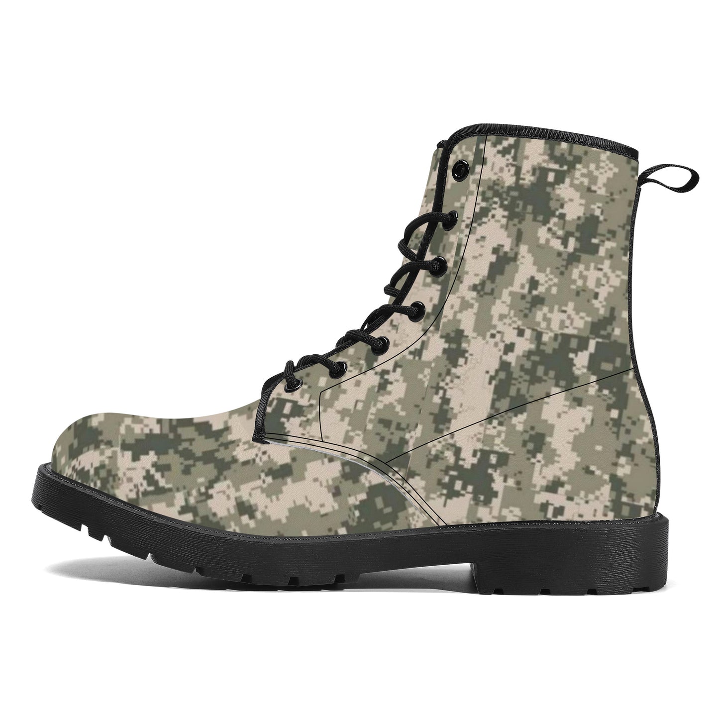 ARMY DIGITAL Synthetic Leather Boots