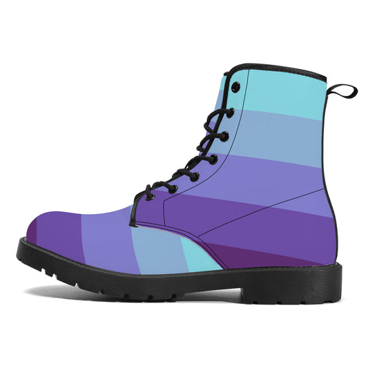 SHADES OF VIOLET Synthetic Leather Boots