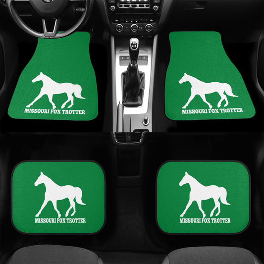 MISSOURI FOXTROTTER GREEN Car Floor Mats