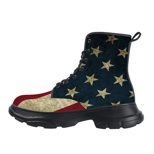 NASHVILLE US FLAG Chunky Boots