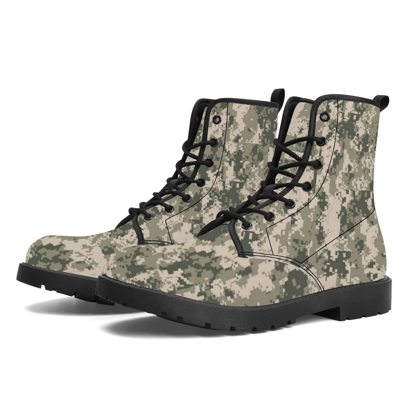 ARMY DIGITAL Synthetic Leather Boots